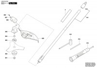 Bosch 3 600 HA3 E00 Amw 10 Fs Brush Cutter Attachment 230 V / Eu Spare Parts